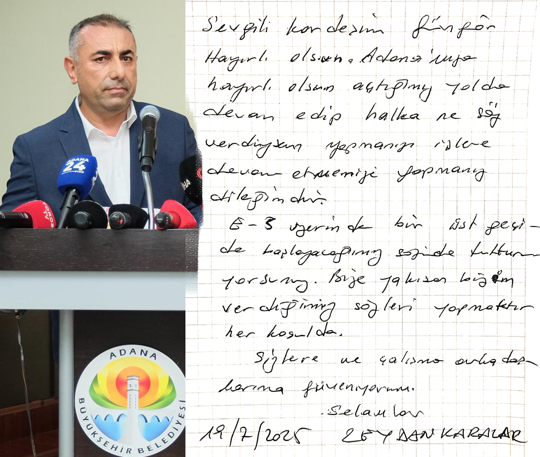 BAŞKAN ZEYDAN KARALAR GÜNGÖR GEÇER’İ KUTLADI