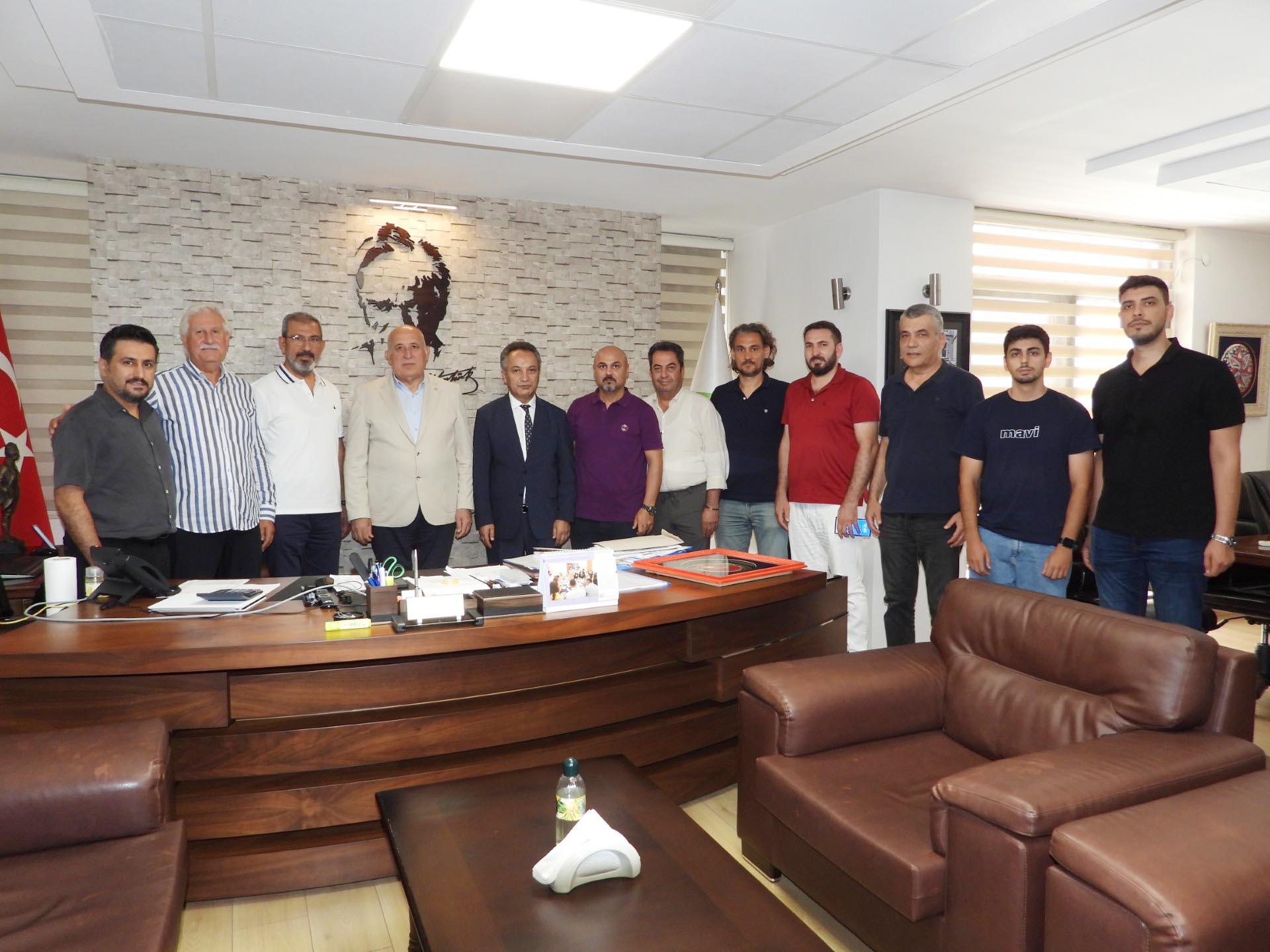 DAİMFED yönetiminden ASKİ Genel Müdürü Mansur Aladağ’a ziyaret