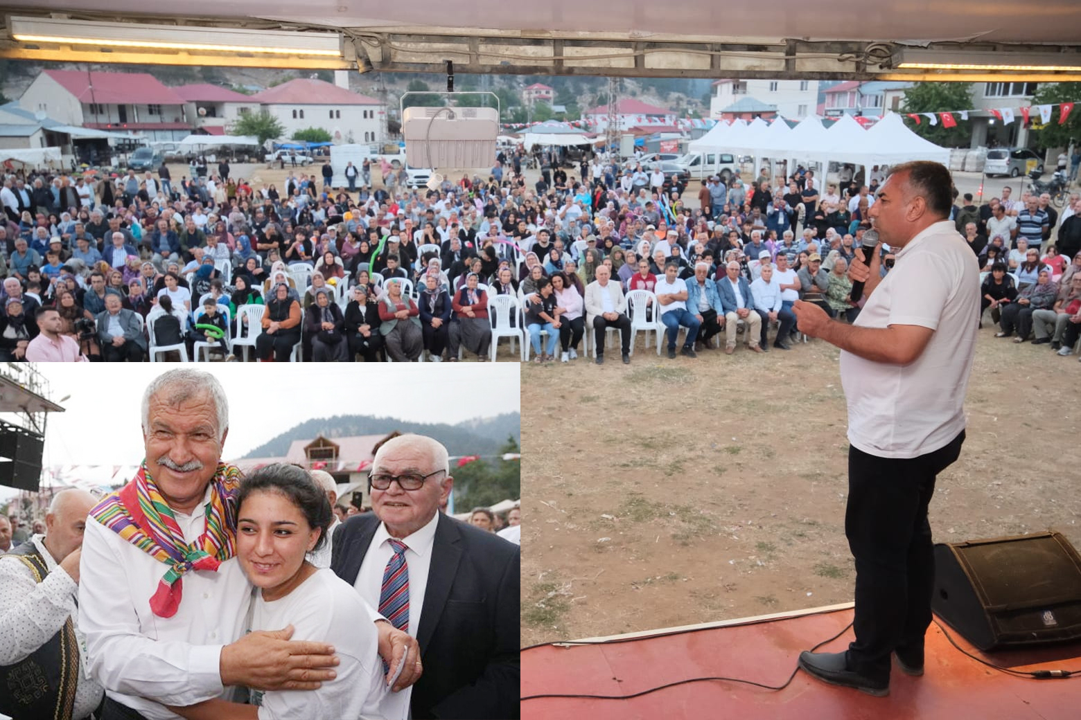 GÜNGÖR GEÇER, HALKA ZEYDAN KARALAR’IN SELAMINI İLETTİ