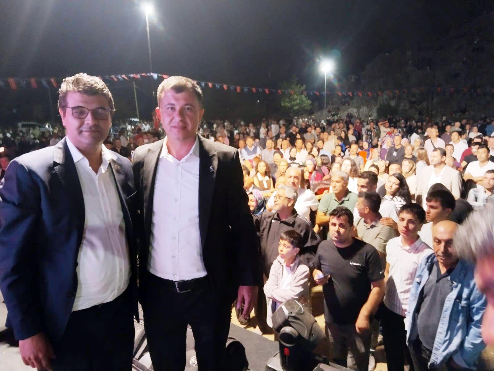 Kızıldağ’da, binlerce vatandaş konser alanında buluştu