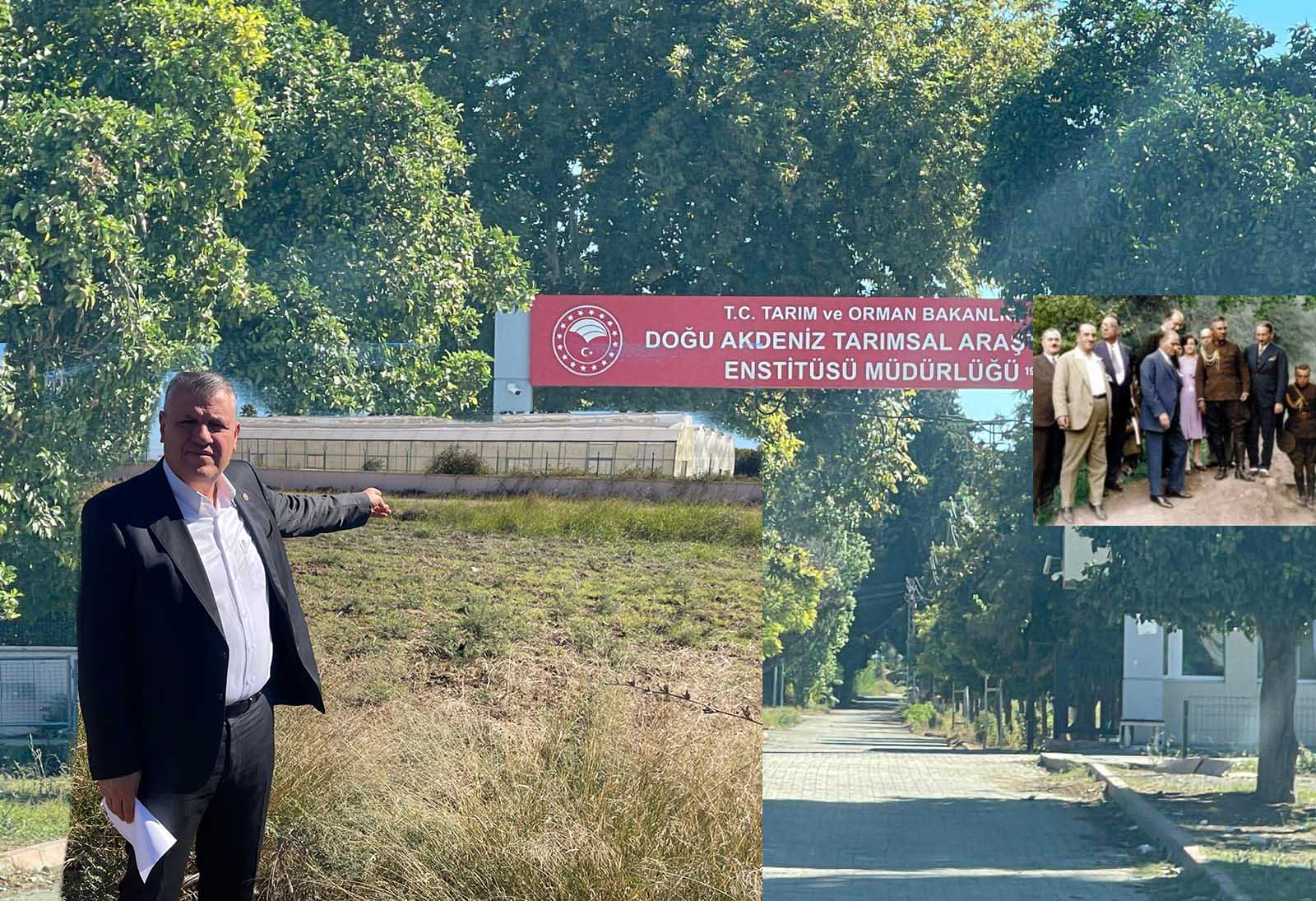 CHP’Lİ AYHAN BARUT: ATATÜRK’ÜN EMANETİ OLAN ARAZİLERE DE GÖZ KOYDULAR