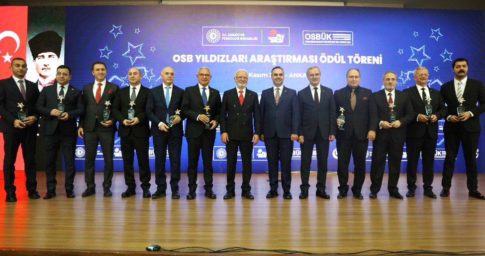 AOSB FİRMALARI 6 KATEGORİDE 11 ÖDÜL KAZANDI