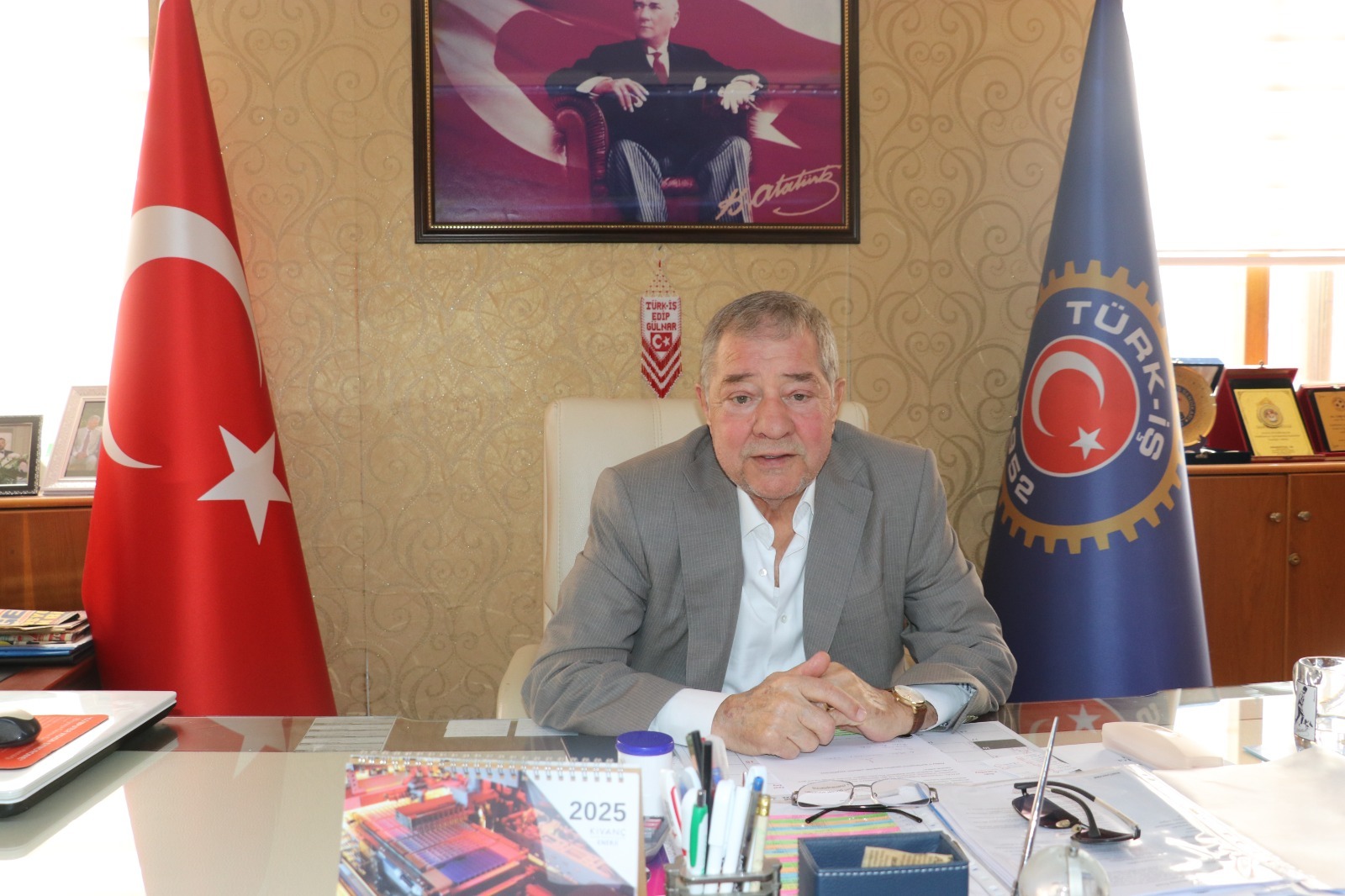 EDİP GÜLNAR, “ASGARİ ÜCRET KOMİSYONU ‘ADİL’ OLMALIDIR” 