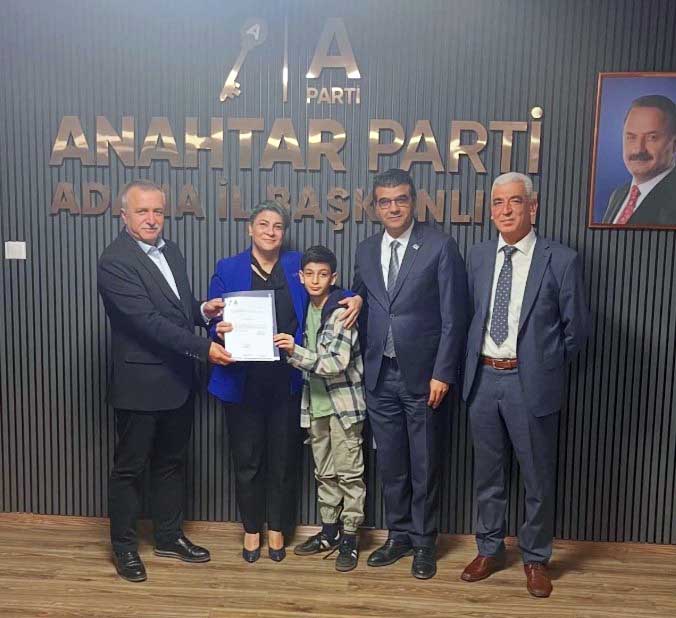 Sibel Çakmak Anahtar Parti Seyhan İlçe Başkanı olarak görevlendirildi