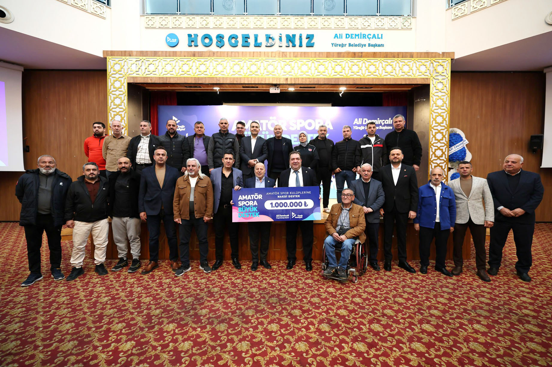 YÜREĞİR BELEDİYE BAŞKANI ALİ DEMİRÇALI’DAN AMATÖR SPORA 1 MİLYON TL’LİK DESTEK