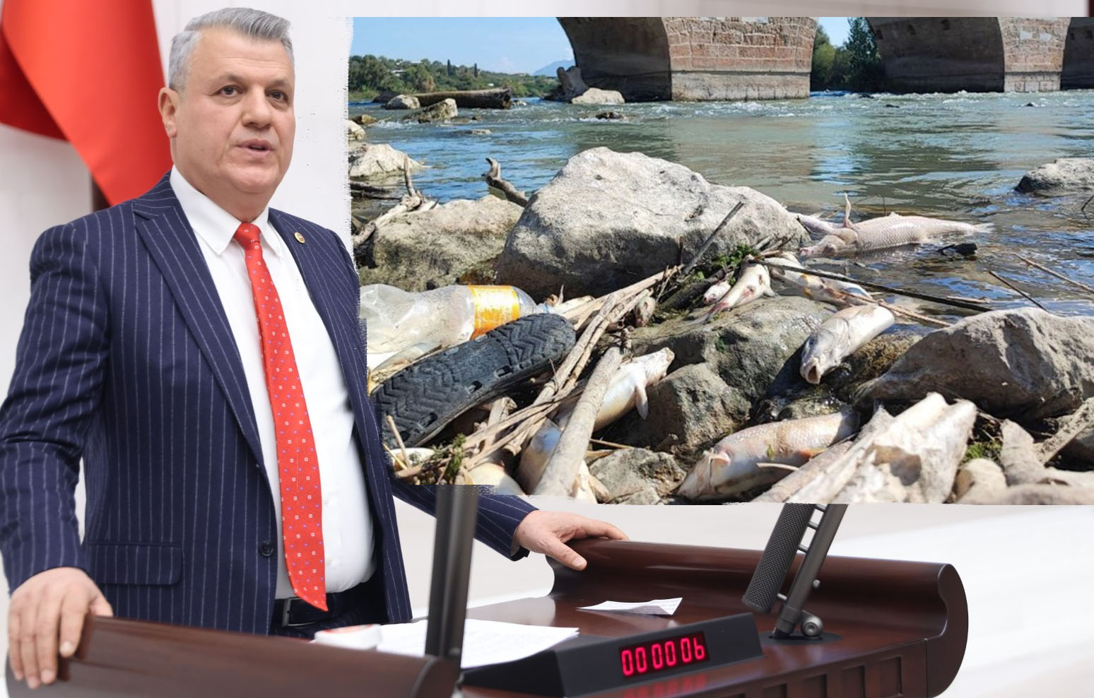 CHP’Lİ AYHAN BARUT’TAN İKTİDARA CEYHAN NEHRİNİ KURTARIN ÇAĞRISI