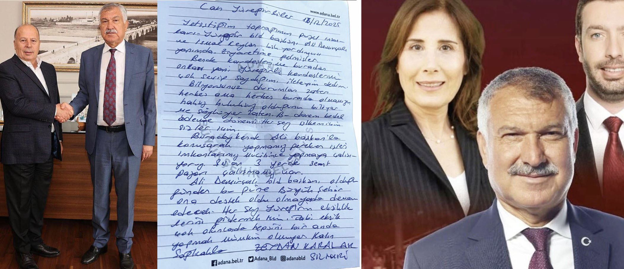 ALİ DEMİRÇALI, ZEYDAN KARALAR, OYA TEKİN VE KADİR AYDAR’I ZİYARET ETTİ