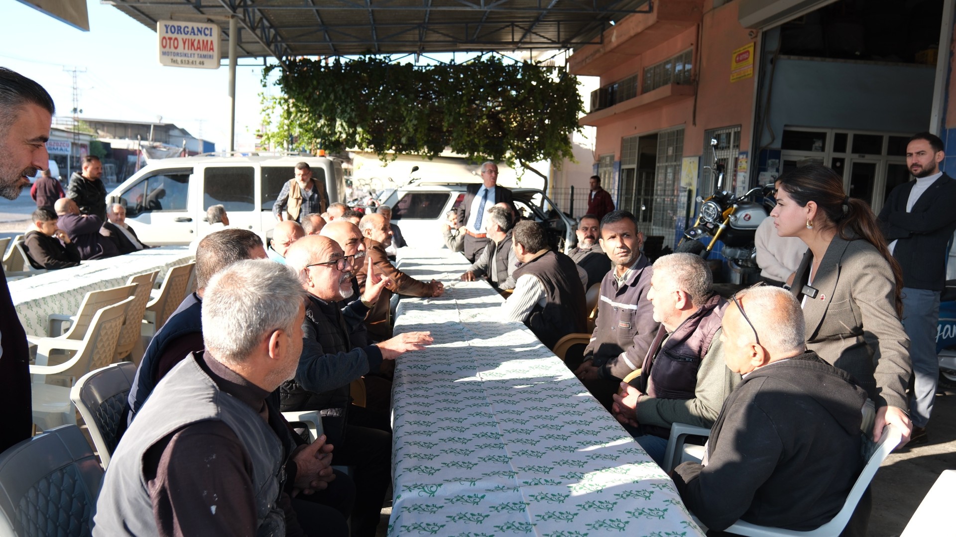 SEVİL AYDAR YILDIZ, SANAYİ ESNAFI İLE BİR ARAYA GELDİ